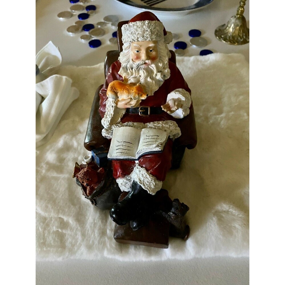 Aynsley Porcelain Santa and His Naughty or Nice List/Vintage